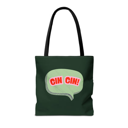 Cin Cin! Speech Bubble Cotton Tote Bag