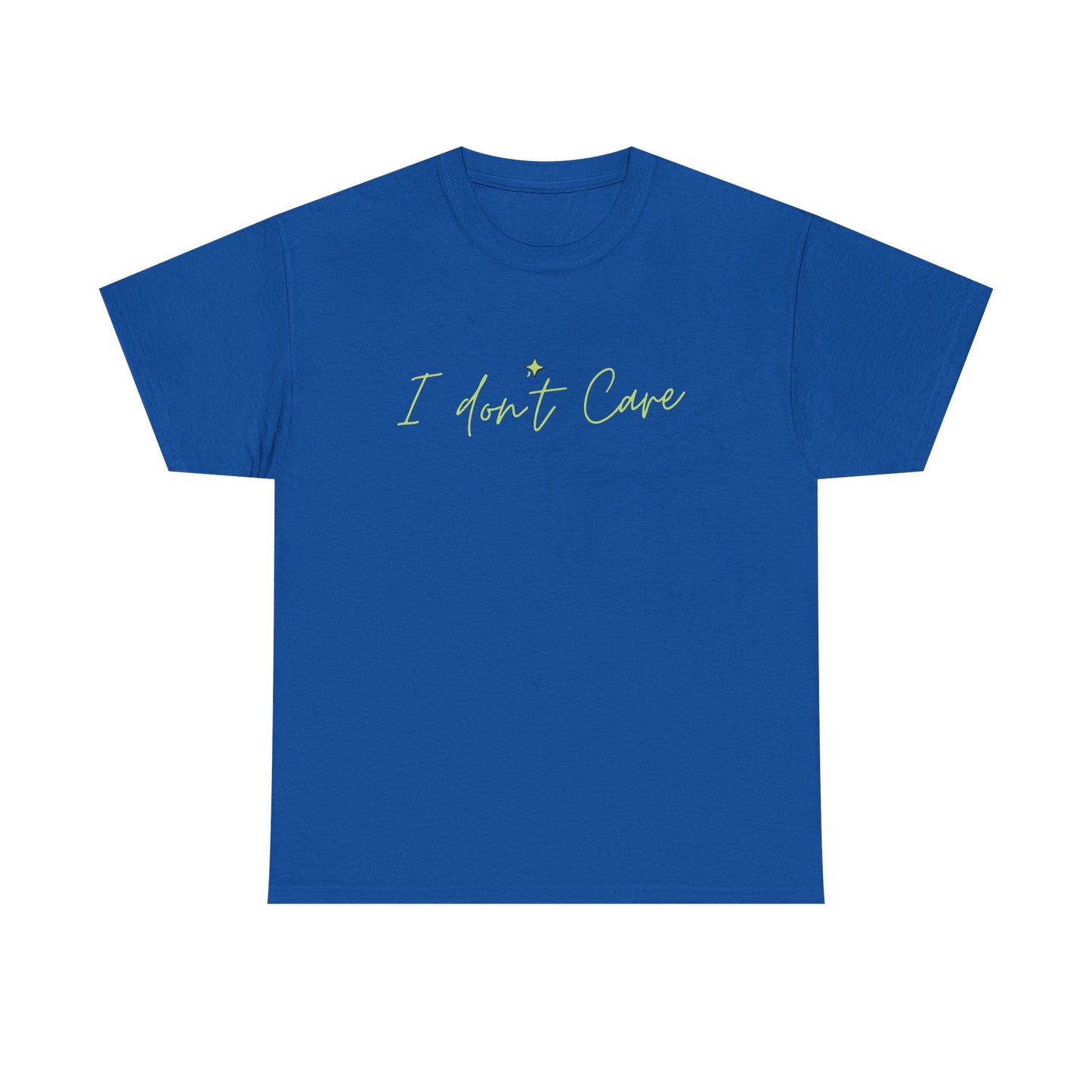 I don't Care Unisex Heavy Cotton Tee