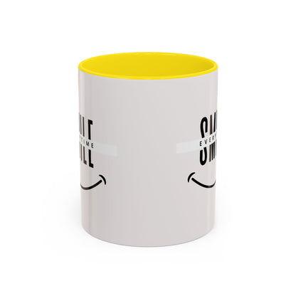 Smile Everytime Accent Coffee Mug