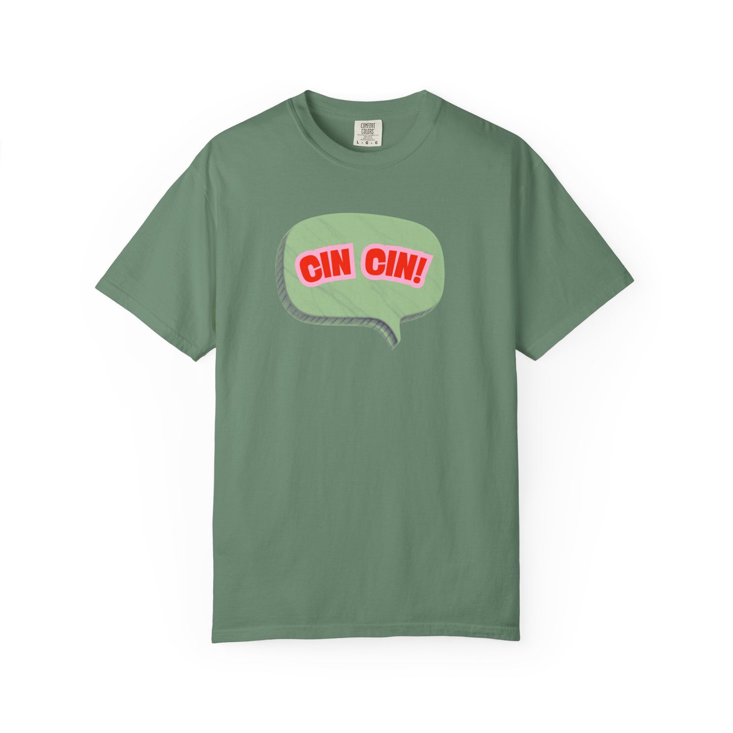 Cin Cin! Graphic Retro Speech Bubble Tee