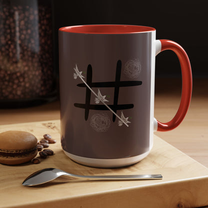 Peace Wins Ceramic Coffee Cup Peace/War design (11/15oz)