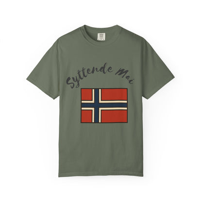 Norwegian Flag T-Shirt Syttende Mai Celebration Tee