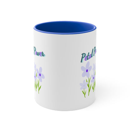 Petal Power Floral - Accent Coffee Mug (11 oz.)