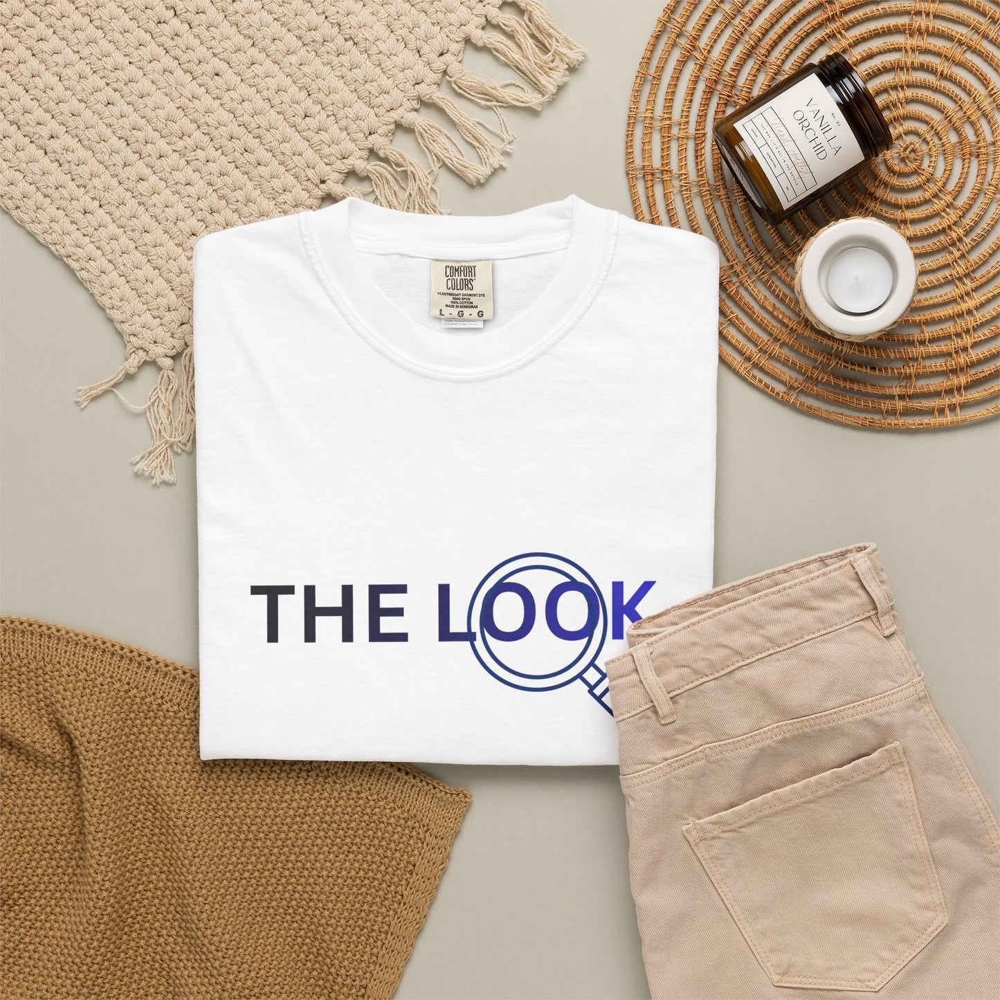 The Look Minimal Magnifying Glass Graphic Tee