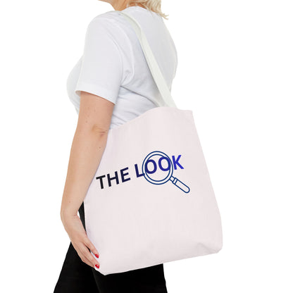 The Look Tote Magnifying Glass Logo Canvas Bag