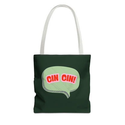 Cin Cin! Speech Bubble Cotton Tote Bag