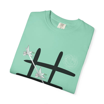 Tic Tac Doves Graphic T-Shirt Peace Wins