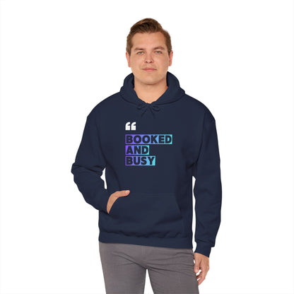 "Booked and Busy" Graphic Pullover for Readers & Creatives