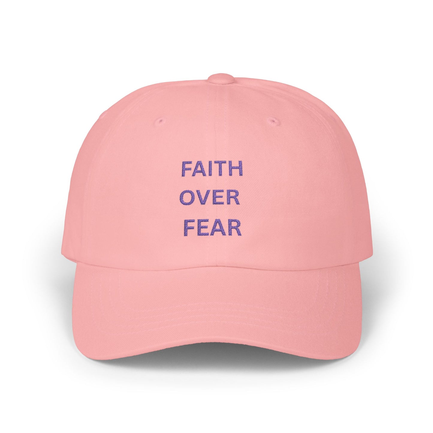 Faith Over Fear Embroidered Baseball Hat