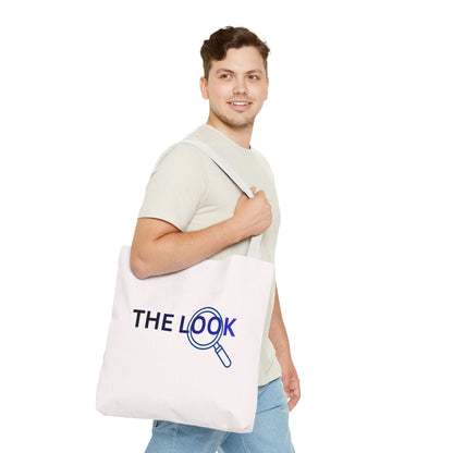 The Look Tote Magnifying Glass Logo Canvas Bag
