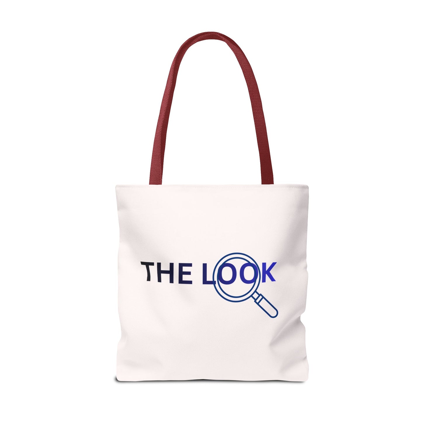 The Look Tote Magnifying Glass Logo Canvas Bag