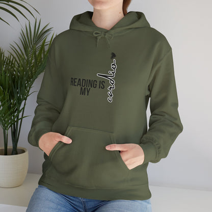 Reading is my Cardio Hooded Sweatshirt