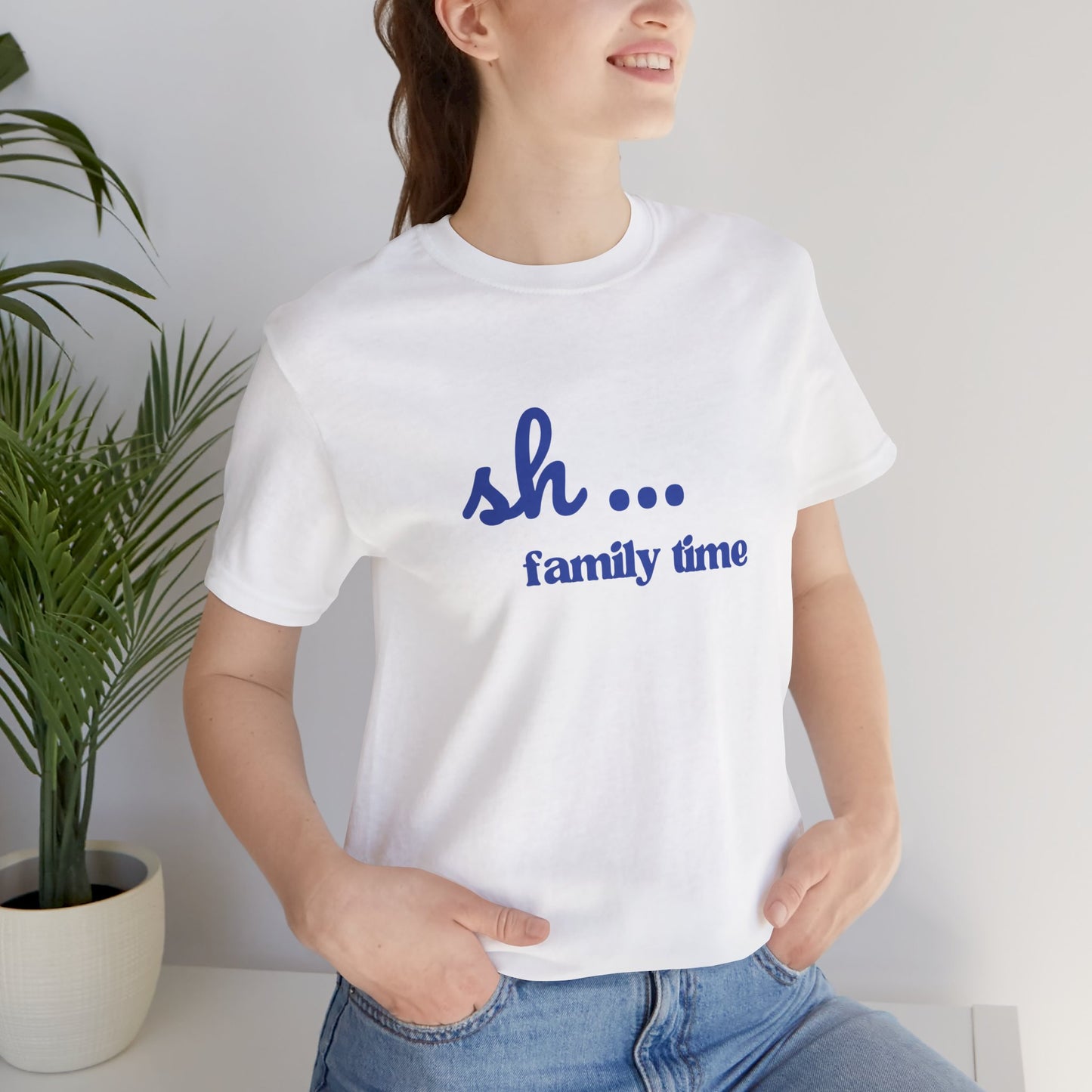 Sh... Family Time Quiet Family Moments Tee