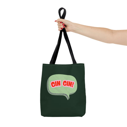 Cin Cin! Speech Bubble Cotton Tote Bag