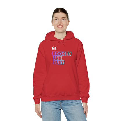 "Booked and Busy" Graphic Pullover for Readers & Creatives