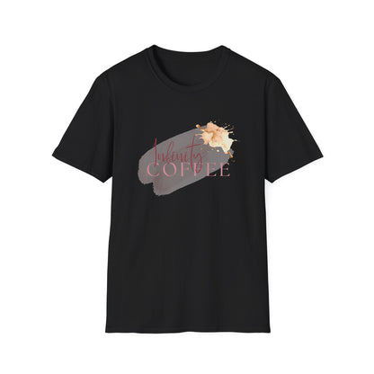 Infinity Coffee Pastel Floral Graphic Tee
