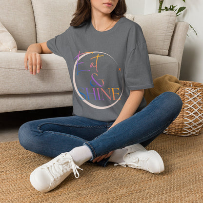 Eat & Shine Pastel Sunrise Inspirational T-Shirt