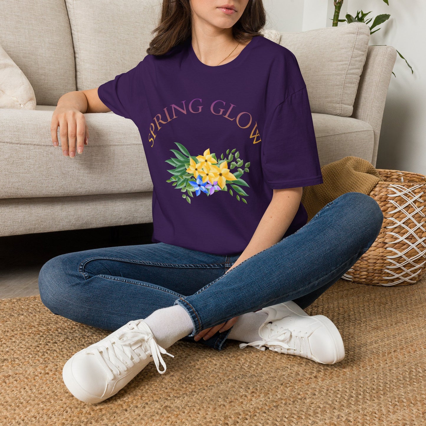 Spring Glow Floral T-Shirt
