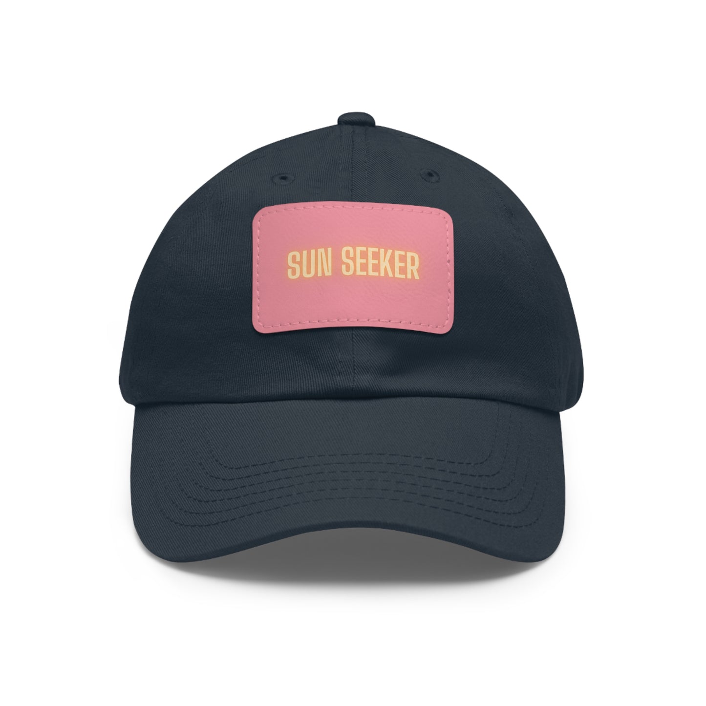 Sun Seeker Leather Patch Dad Hat