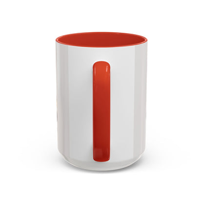 Accent Coffee Mug — 'Start Strong' Motivational Character Coffee Mug