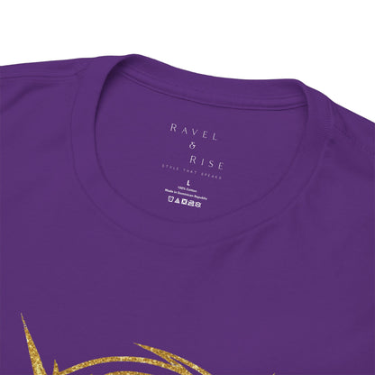 'Tornado Energy' Gold Storm Logo Graphic Tee