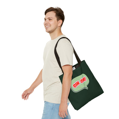 Cin Cin! Speech Bubble Cotton Tote Bag