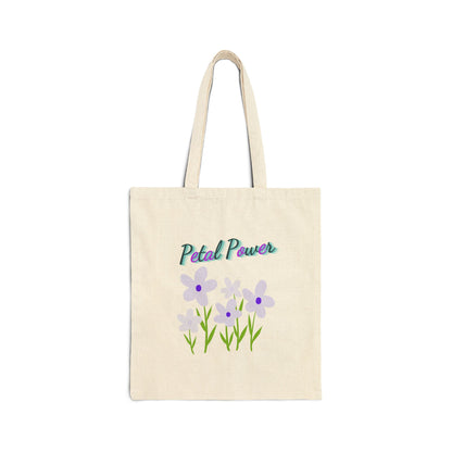 Petal Power Tote  Canvas Bag