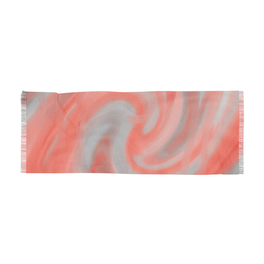 Coral Swirl Lightweight Fashion Scarf
