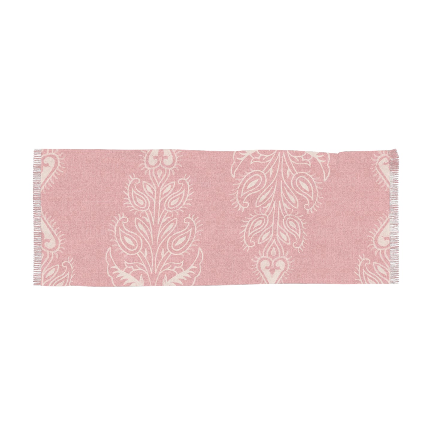 Boho Paisley Coral Lightweight Fashion Scarf