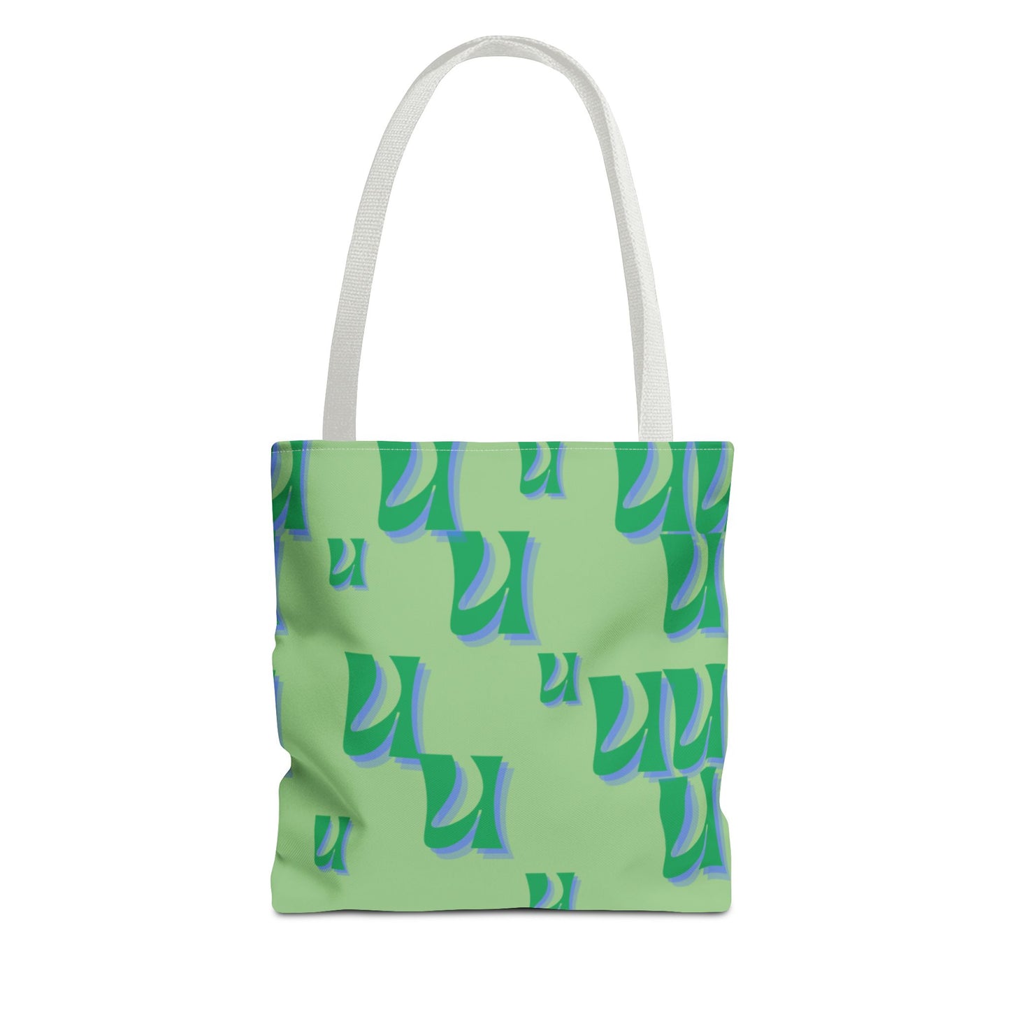 Retro Wave Monogram Tote Bag