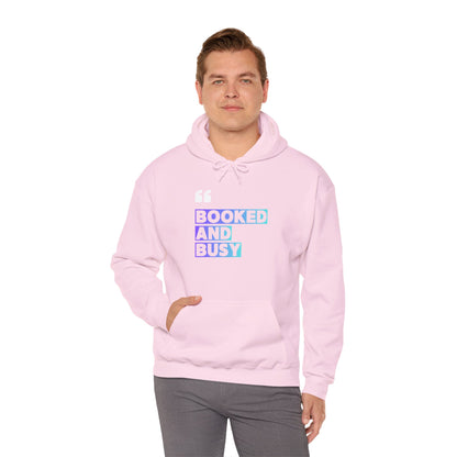 "Booked and Busy" Graphic Pullover for Readers & Creatives