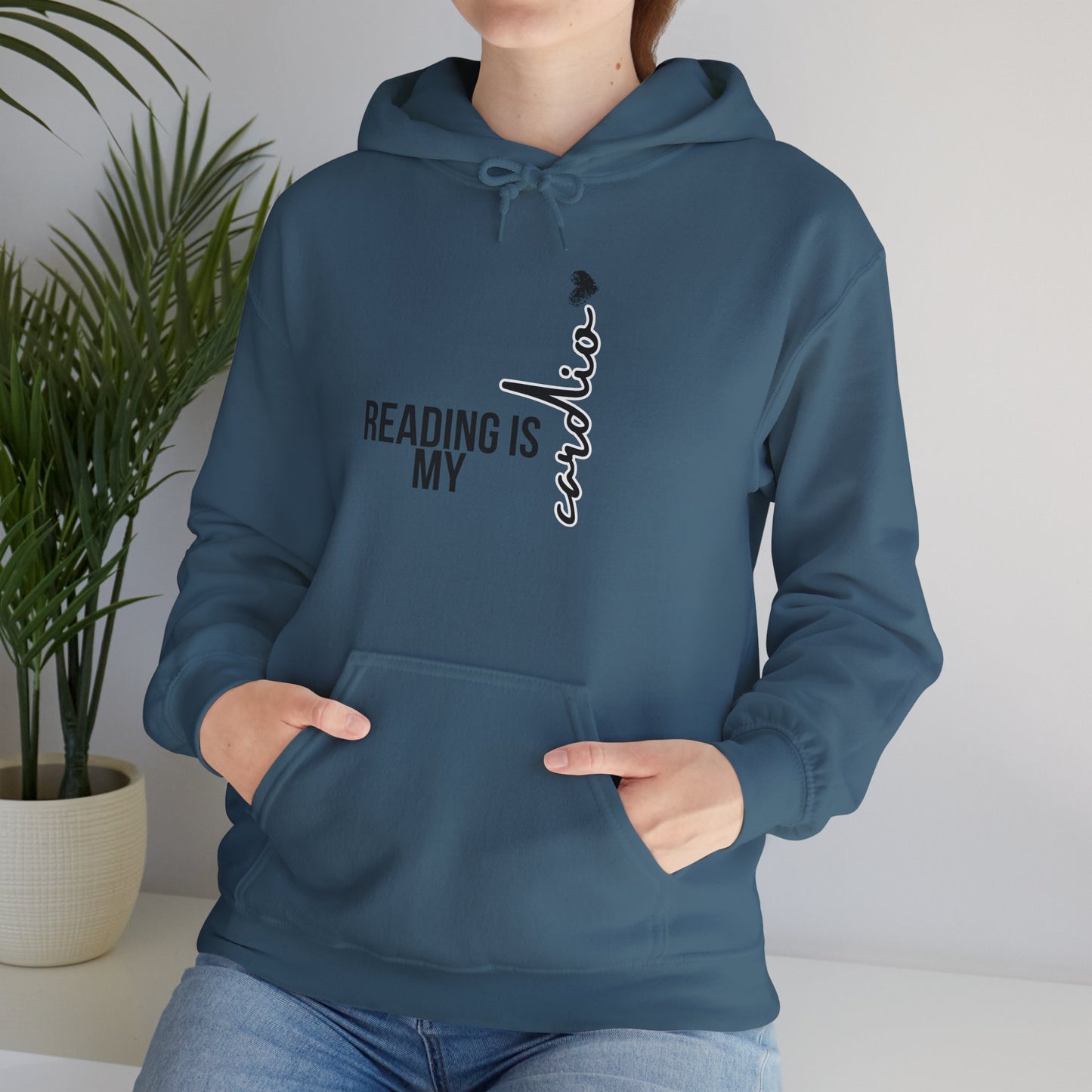Reading is my Cardio Hooded Sweatshirt