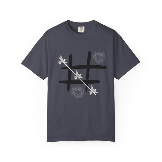 Tic Tac Doves Graphic T-Shirt Peace Wins