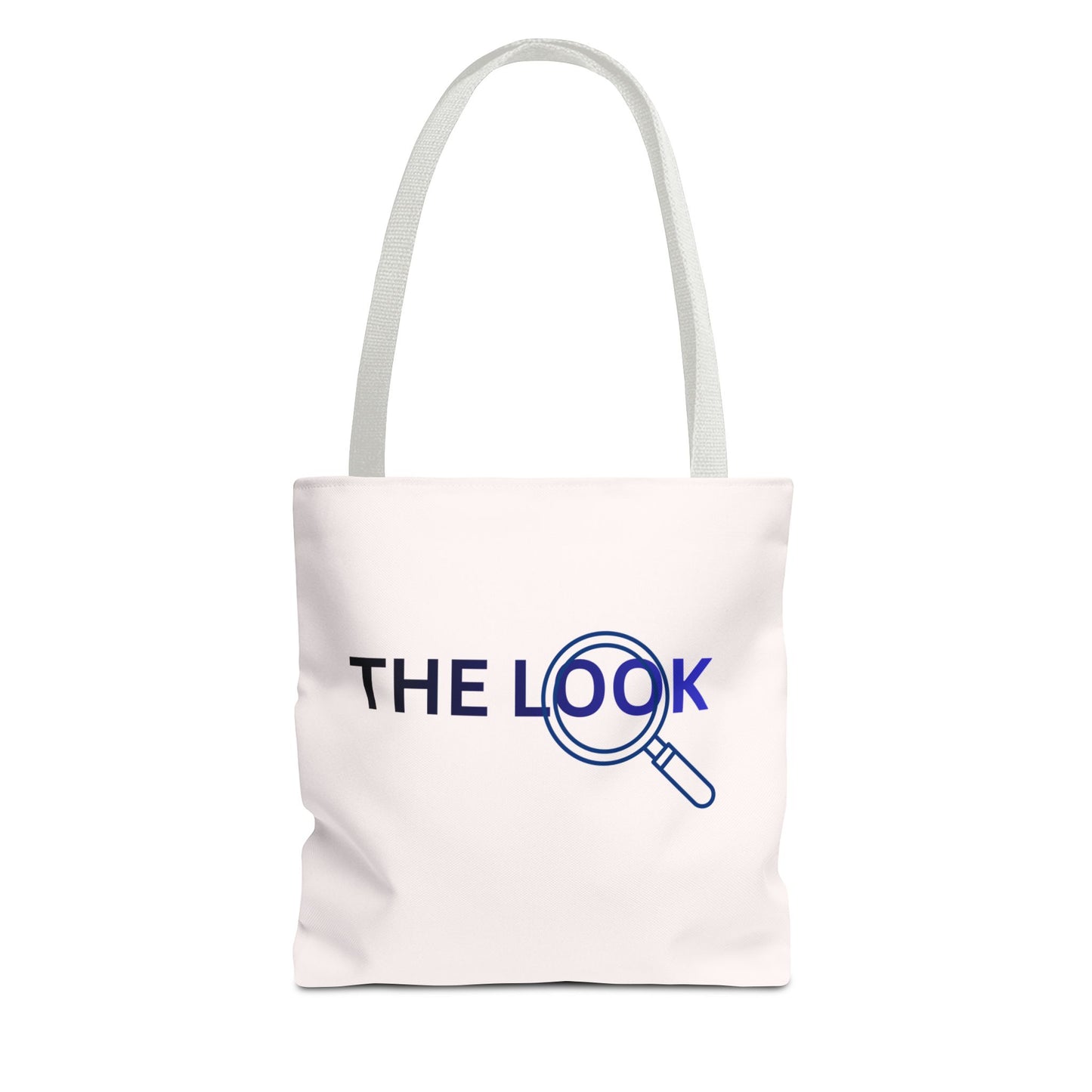 The Look Tote Magnifying Glass Logo Canvas Bag