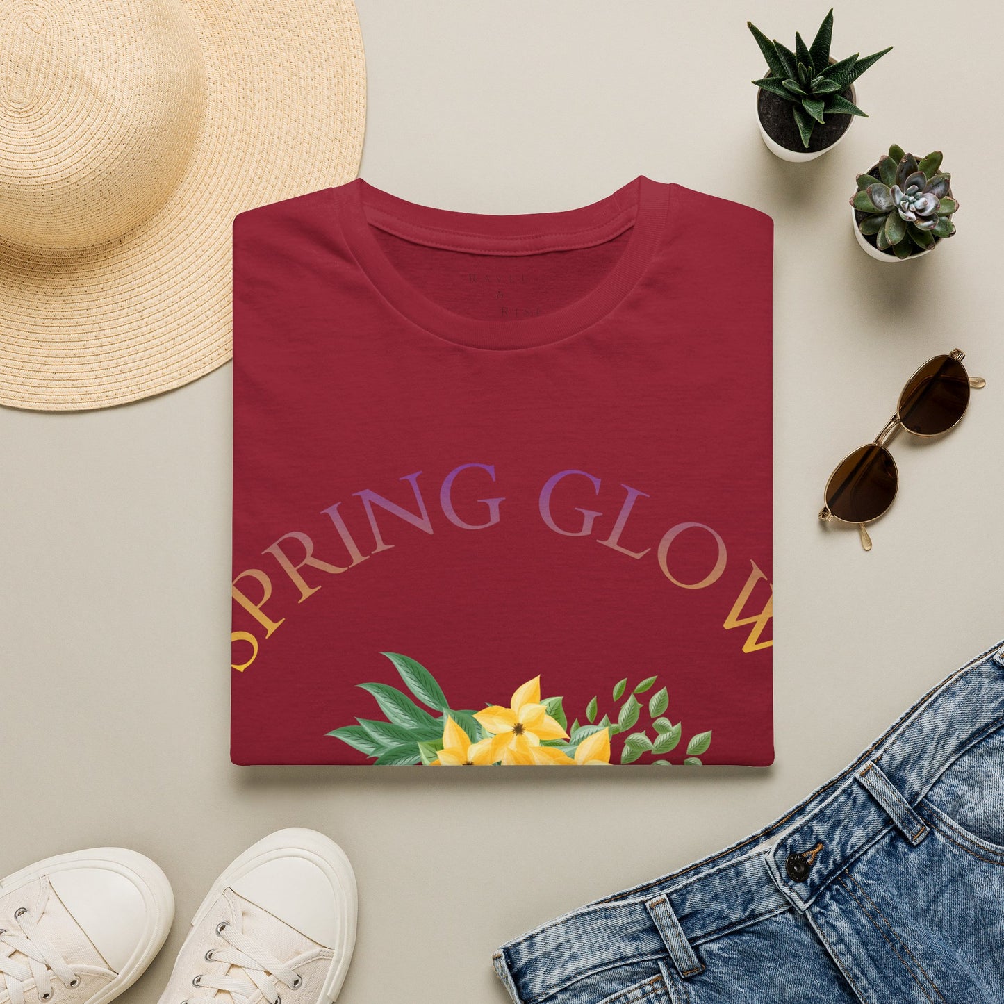 Spring Glow Floral T-Shirt