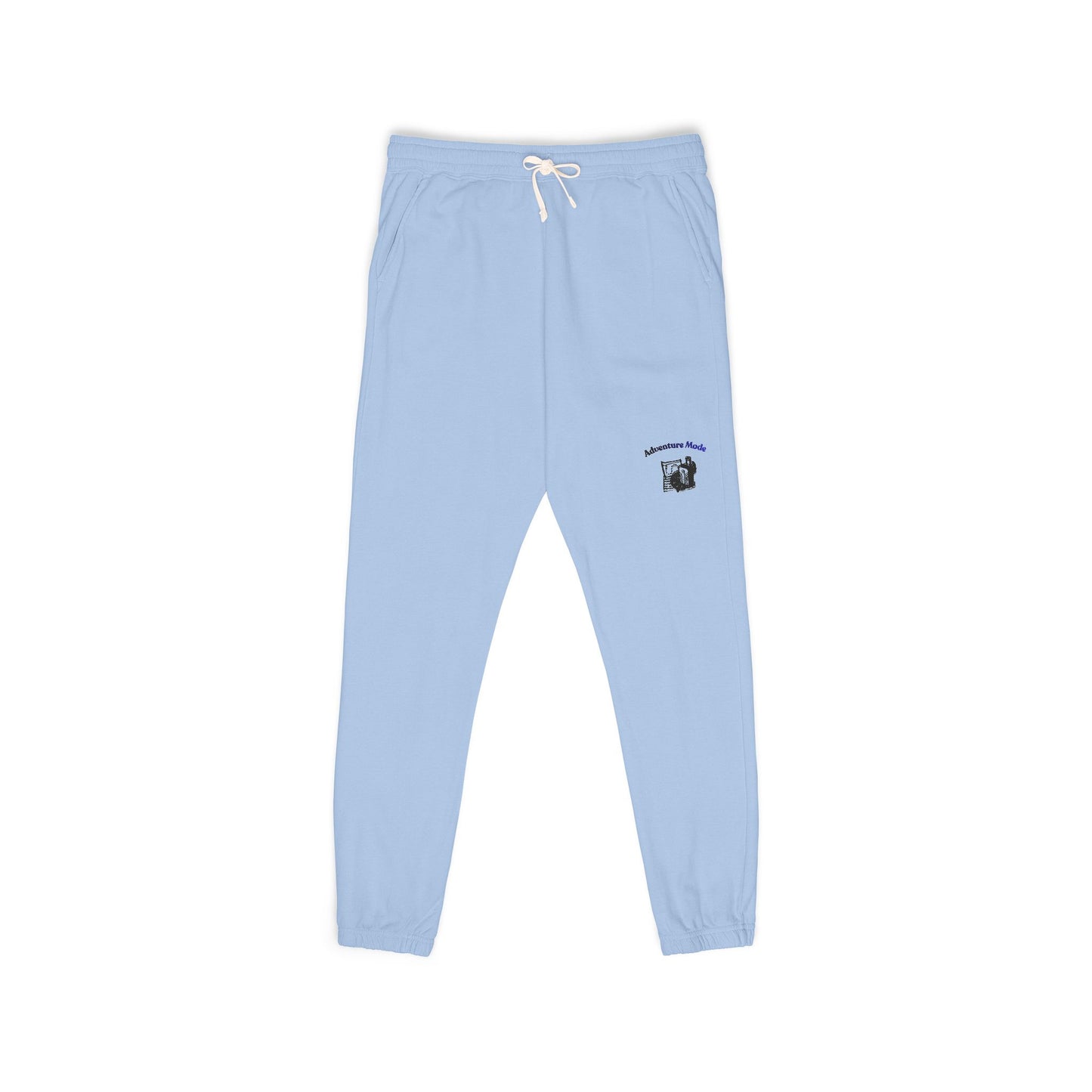 Cream 'Good Intentions' Fleece Sweatpants — Cozy Garment-Dyed Lounge Joggers