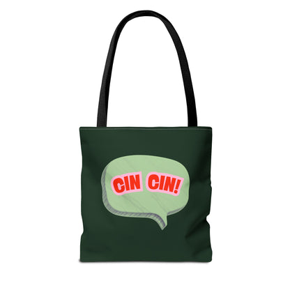 Cin Cin! Speech Bubble Cotton Tote Bag