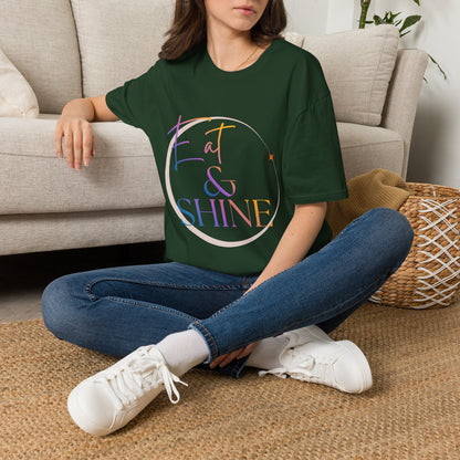 Eat & Shine Pastel Sunrise Inspirational T-Shirt