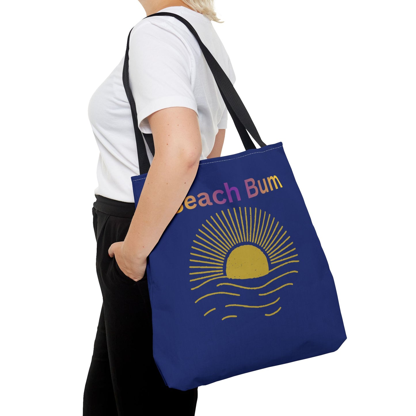 Beach Bum Tote Bag  for Summer, Vacation & Everyday Use