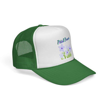 Petal Power Cap with Purple Flowers