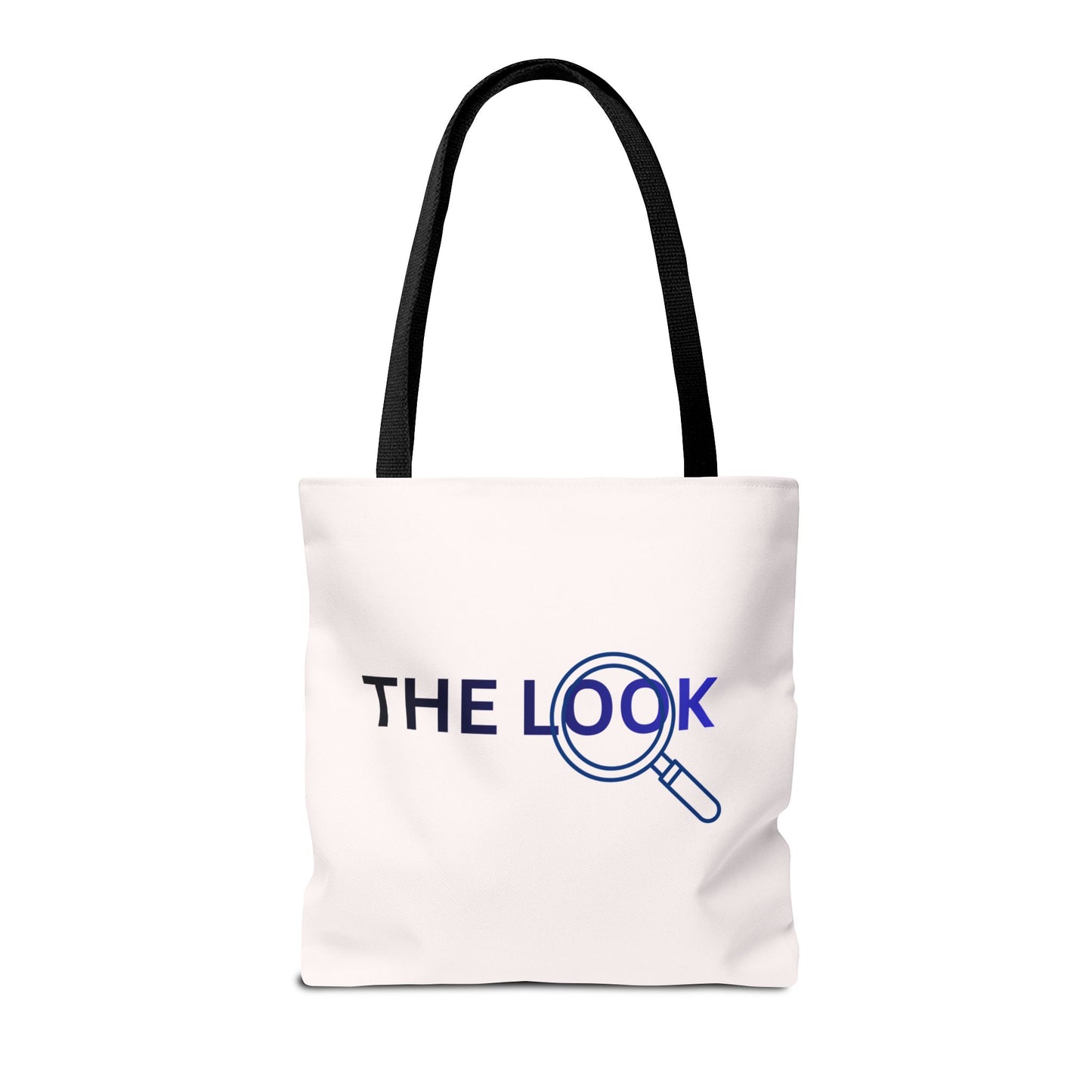 The Look Tote Magnifying Glass Logo Canvas Bag