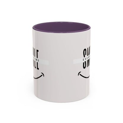 Smile Everytime Accent Coffee Mug