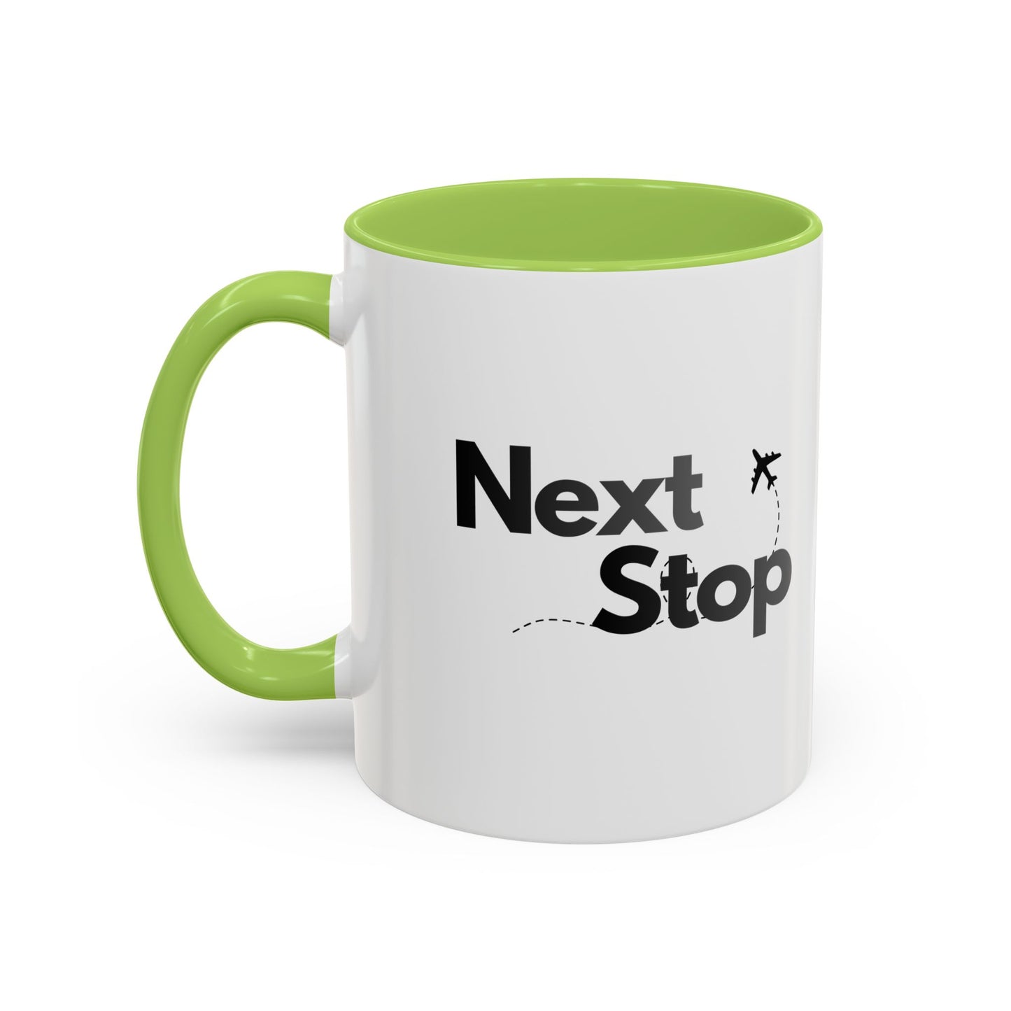 Next Stop Travel Accent Coffee Mug (11oz)