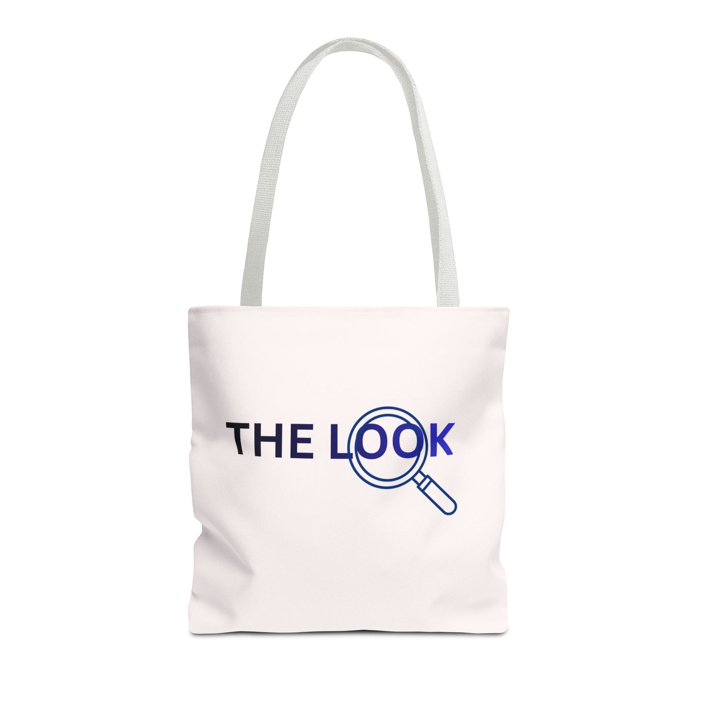 The Look Tote Magnifying Glass Logo Canvas Bag
