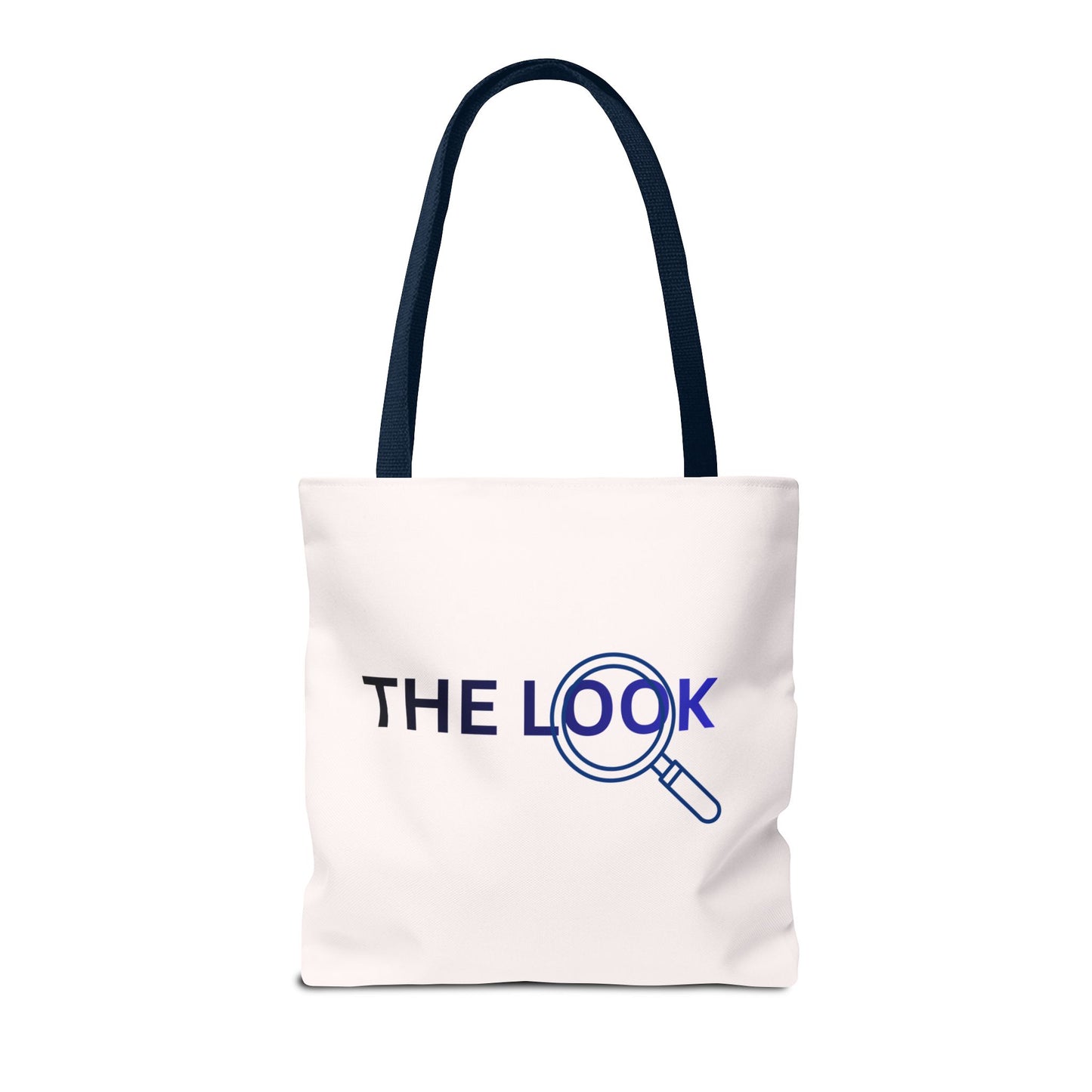 The Look Tote Magnifying Glass Logo Canvas Bag
