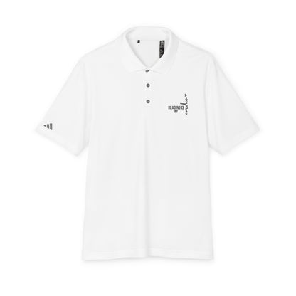 Reading is my Cardio adidas Unisex Performance Polo