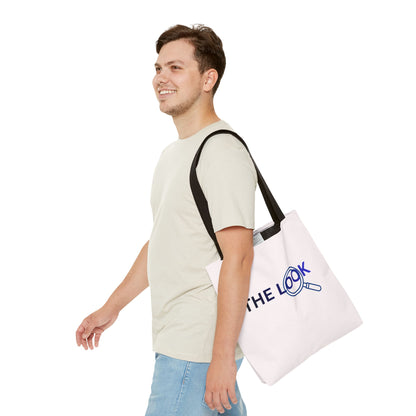 The Look Tote Magnifying Glass Logo Canvas Bag