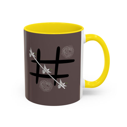 Peace Wins Ceramic Coffee Cup Peace/War design (11/15oz)