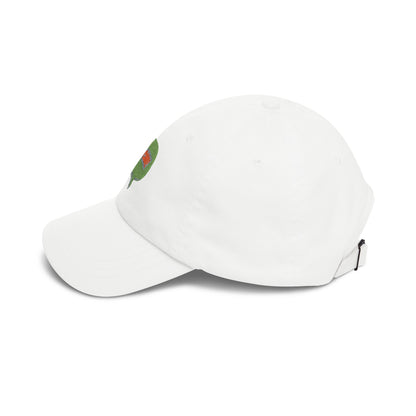 "Cin Cin" Green Speech Bubble Embroidered Patch Hat