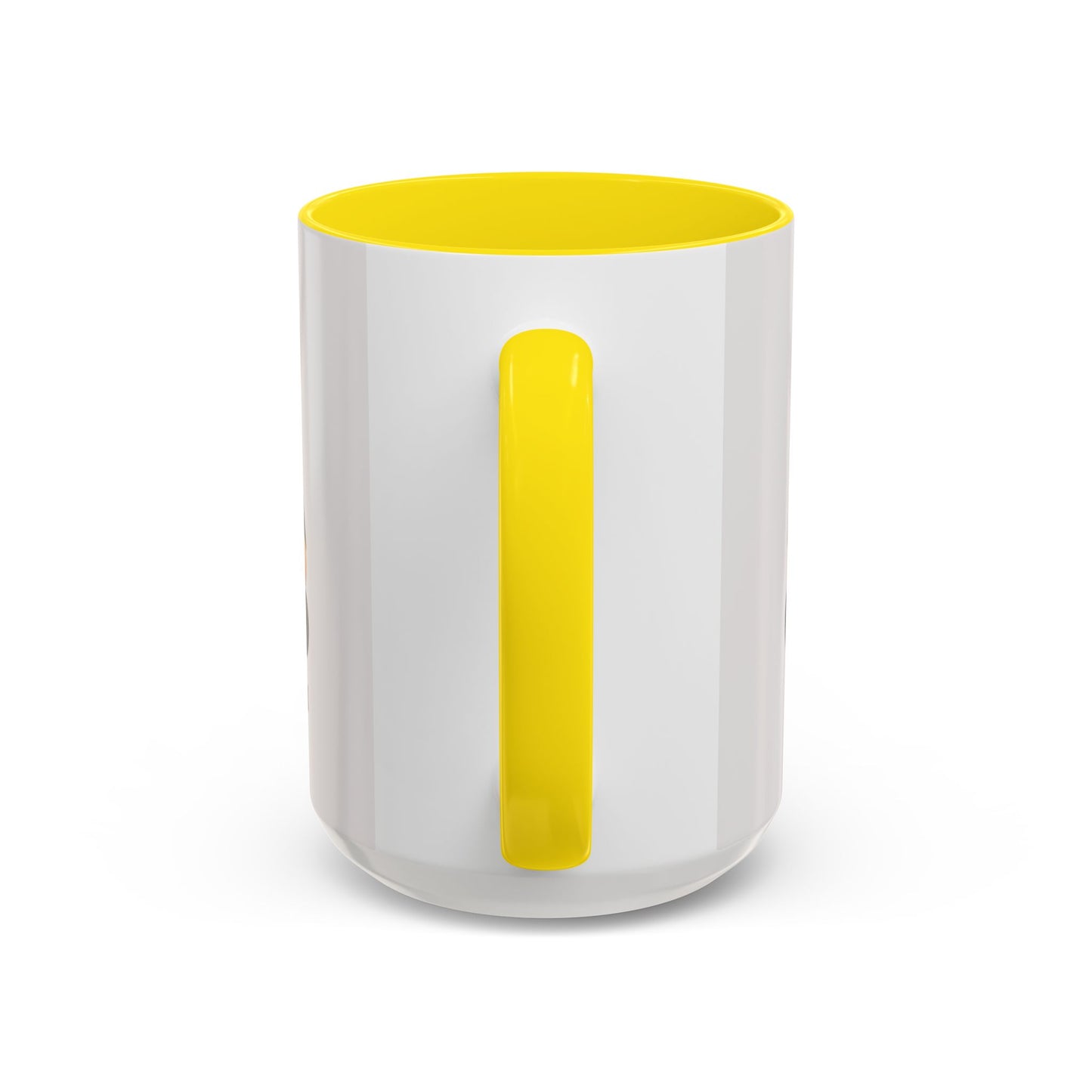 Accent Coffee Mug — 'Start Strong' Motivational Character Coffee Mug
